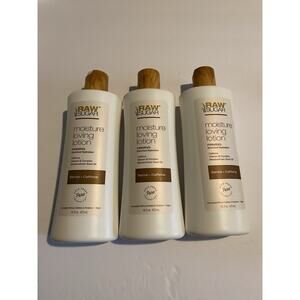 Lot Of 3 Raw Sugar Moisture Loving Firming Lotion Santal+ Caffeine 16 fl Oz
